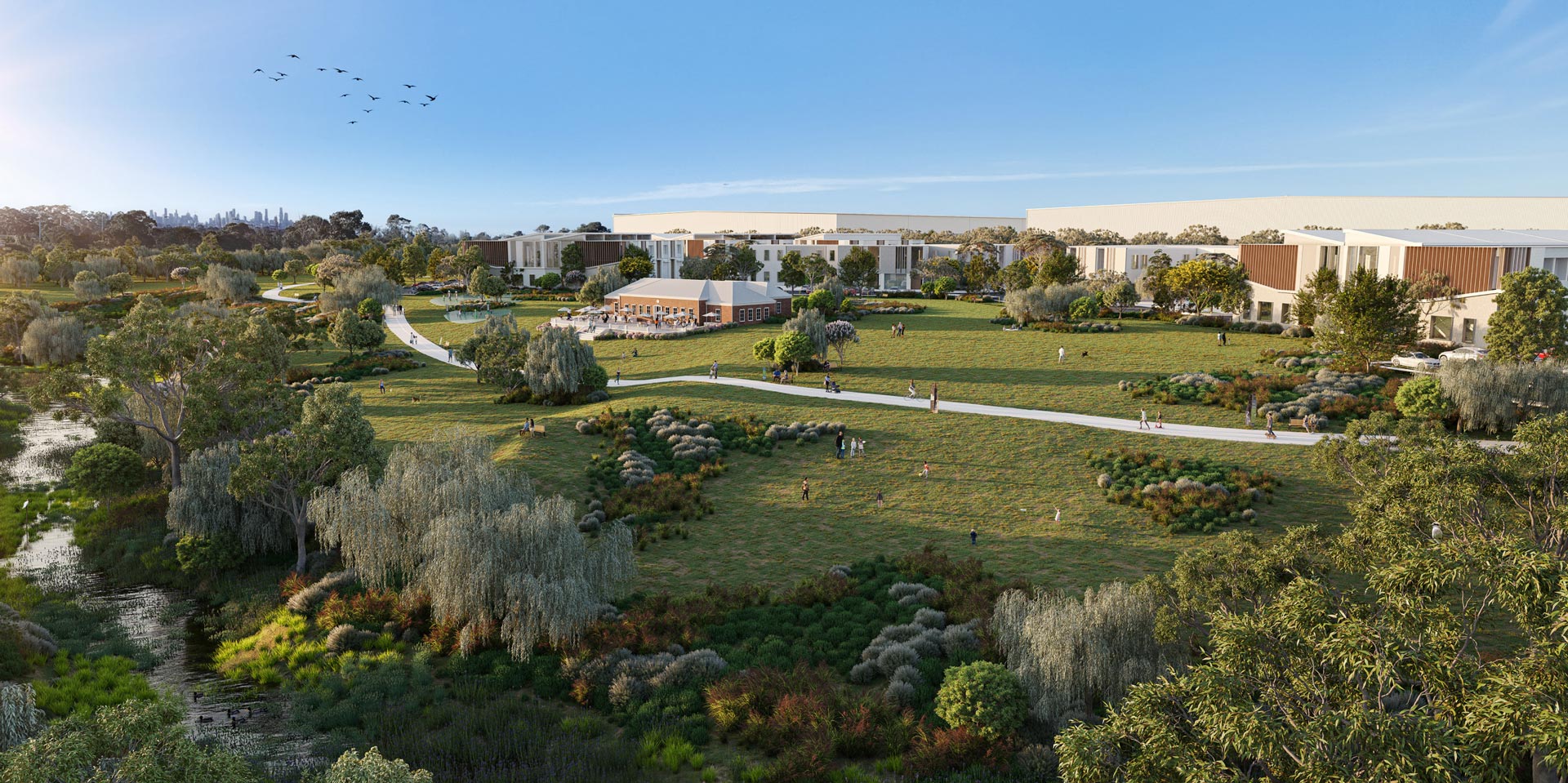 Deer Park Estate presents a forward-thinking industrial estate with the opportunity to accommodate up to 340,000sqm of prime warehousing space