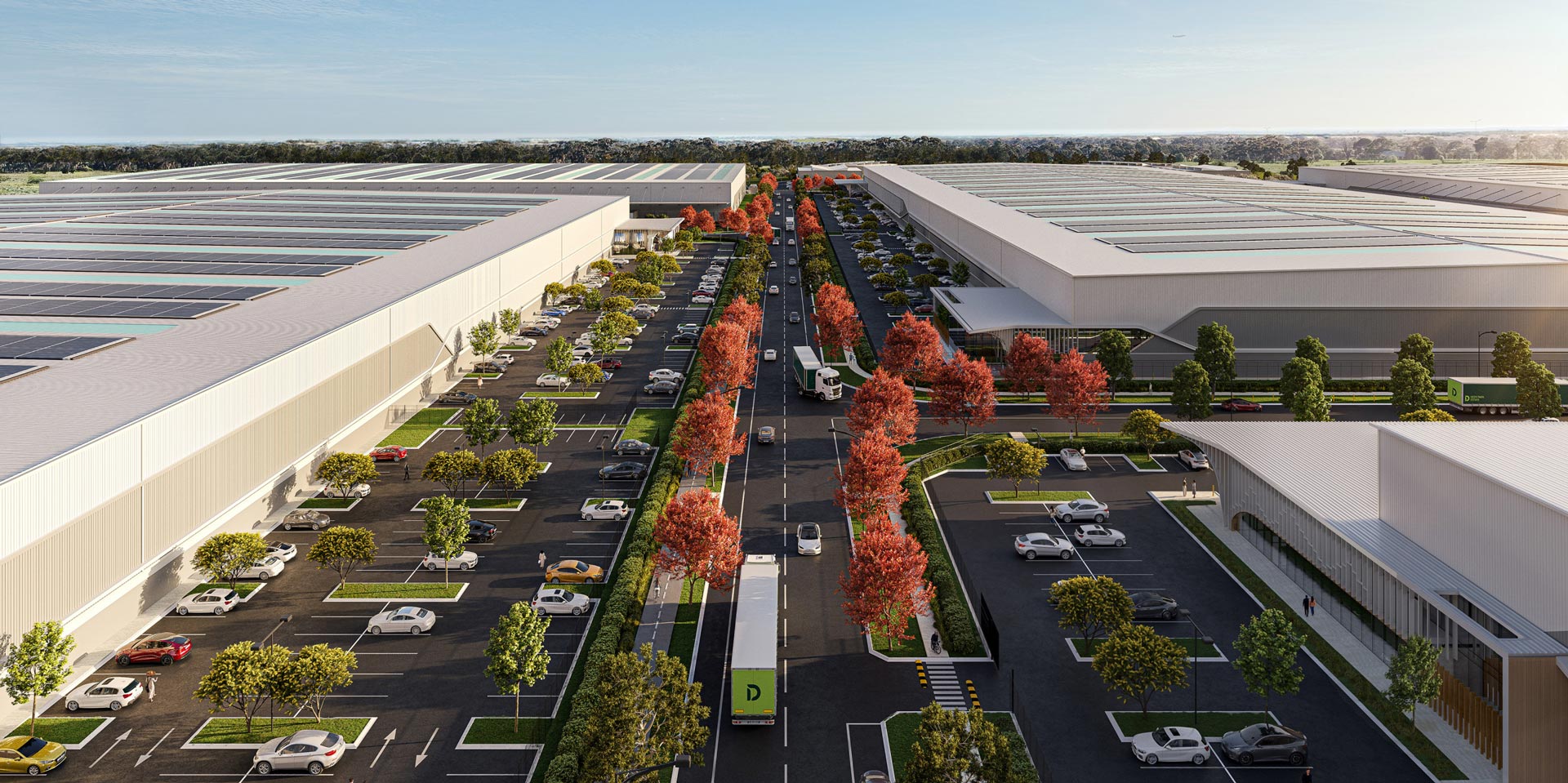 Deer Park Estate presents a forward-thinking industrial estate with the opportunity to accommodate up to 340,000sqm of prime warehousing space